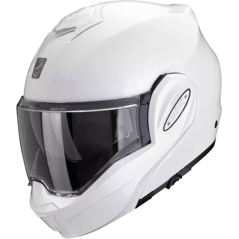 Scorpion EXO-TECH EVO PRO SOLID kaciga na preklop biserno bijela