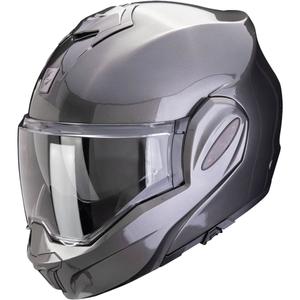 Scorpion EXO-TECH EVO PRO SOLID kaciga na preklop metalik sive boje