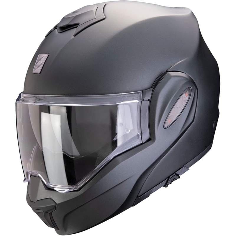 Scorpion EXO-TECH EVO PRO SOLID kaciga na preklop biserno mat crna