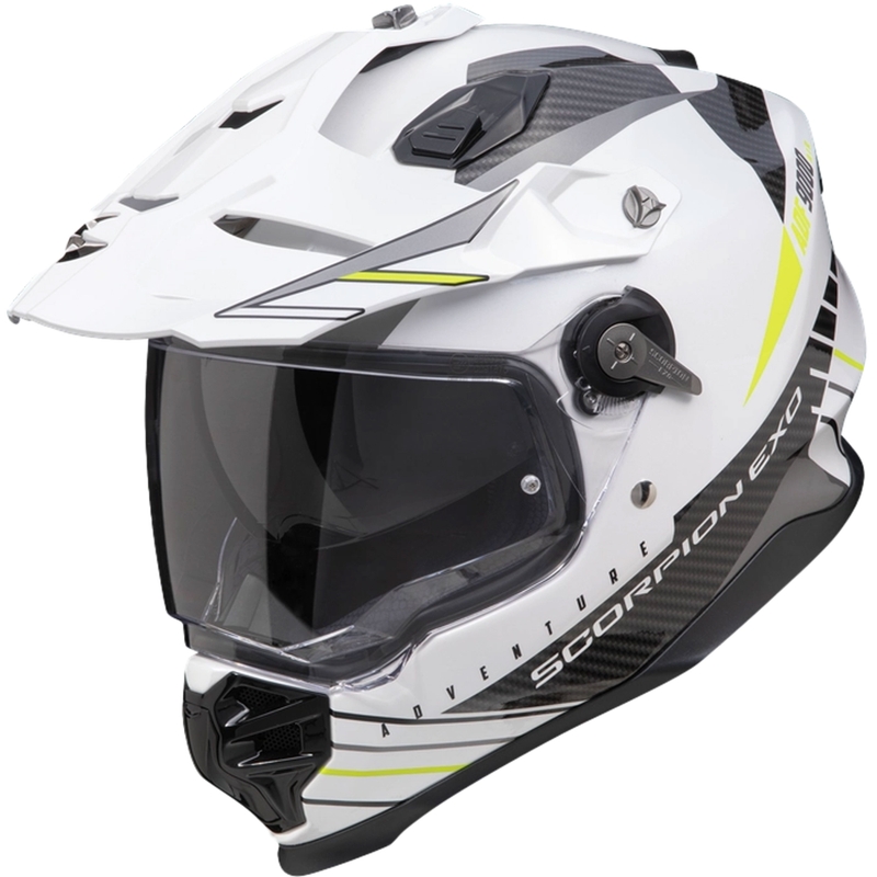 Enduro kaciga Scorpion ADF-9000 Air Feat bijelo-crno-fluo žuta rasprodaja
