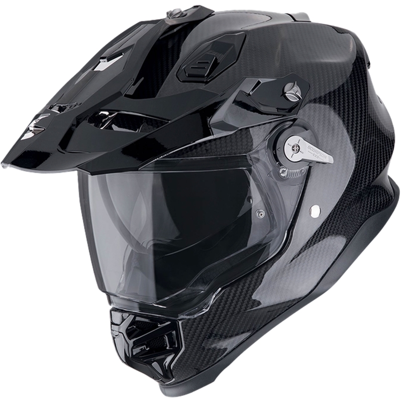 Enduro kaciga Scorpion ADF-9000 CARBON AIR SOLID crna