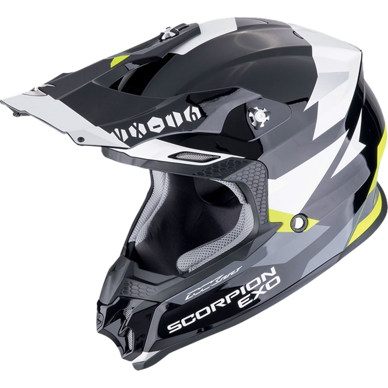 Scorpion VX-16 EVO AIR ROD motocross kaciga crno-fluo žuta