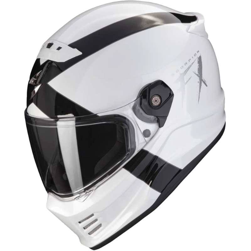 Motociklistička kaciga SCORPION COVERT FX GALLUS bijelo-crna