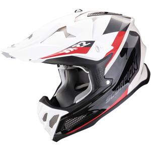 Scorpion VX-22 Air BETA motocross kaciga crno-bijela-pijesak