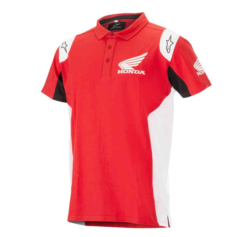 Alpinestars Honda majica s crvenom kragnom
