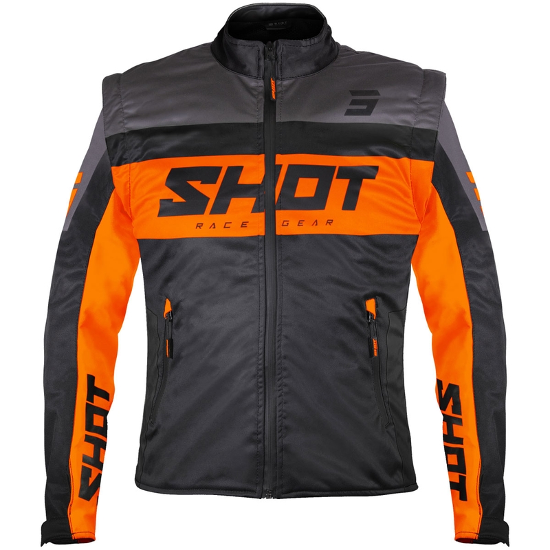 Softshell jakna Shot Softshell Lite crno-narančasta