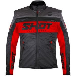 Softshell jakna Shot Softshell Lite crno-crvena
