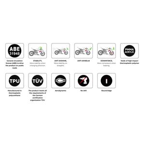 Boční spoilery PUIG RACE černý