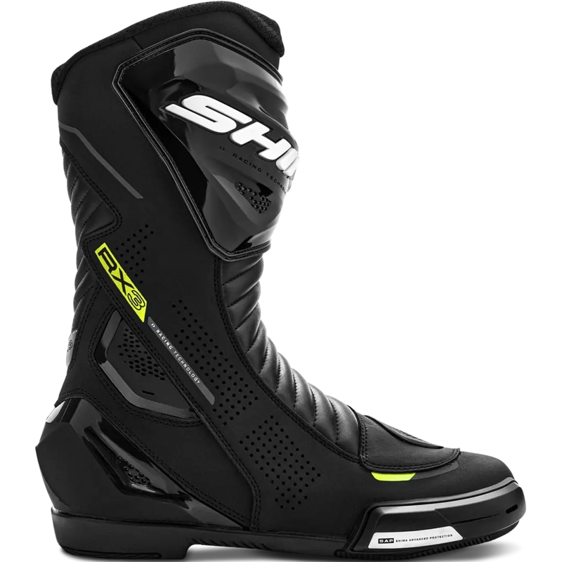 Shima RX-3 motociklističke čizme crno-fluo žute