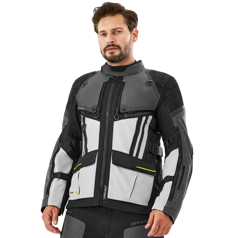 Shima Tracker motociklistička jakna siva