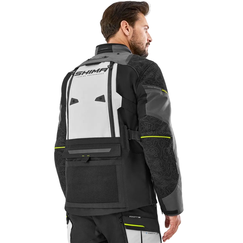 Shima Tracker motociklistička jakna siva