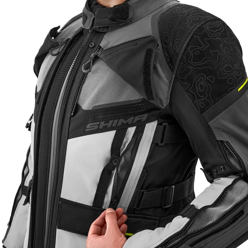 Shima Tracker motociklistička jakna siva