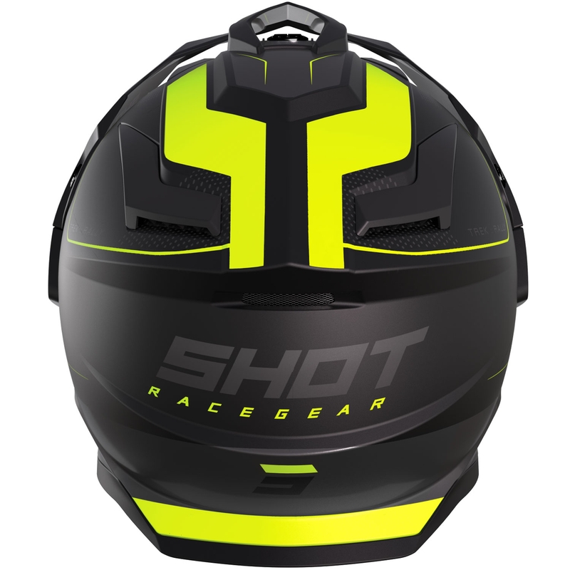 Enduro motociklistička kaciga Shot Trek Max Vision Rally mat crno-fluo žuta