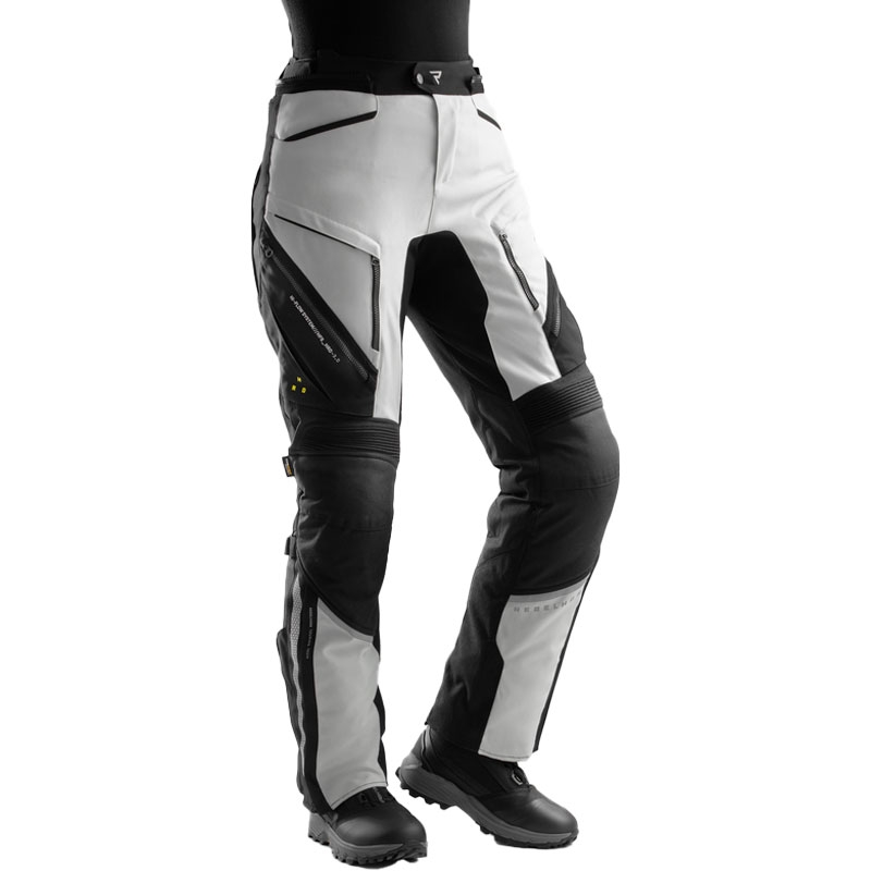 Ženske motociklističke hlače Rebelhorn Hardy 3.0 crno-sive