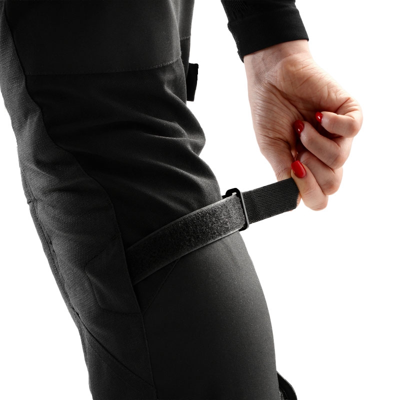 Ženske motociklističke hlače Rebelhorn Hardy 3.0 crno-sive