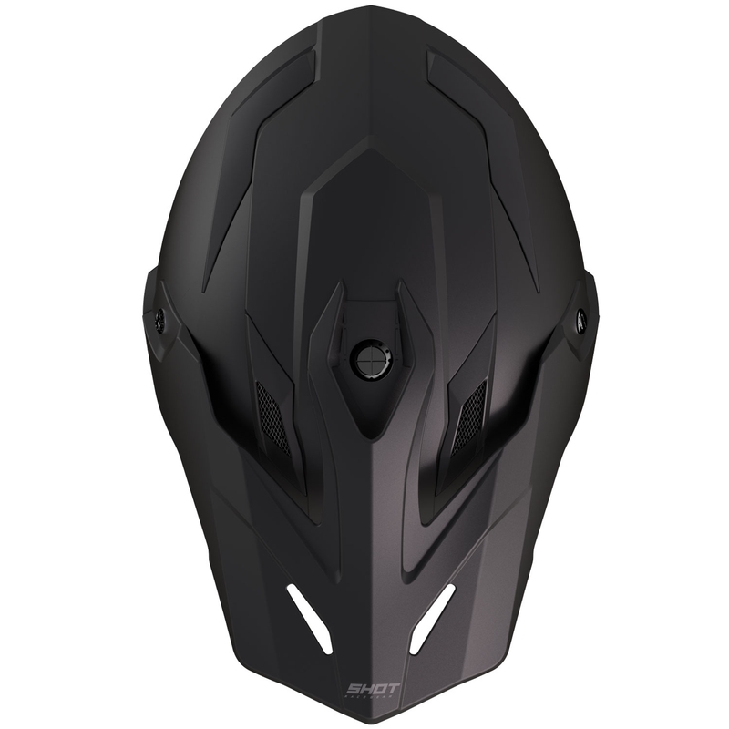 Enduro motociklistička kaciga Shot Trek Max Vision Solid mat crna