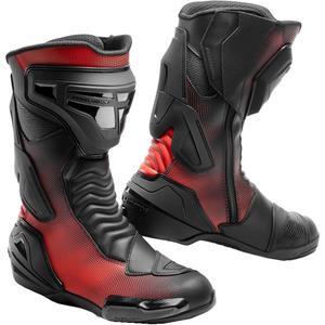 Motorističke čizme Rebelhorn GTR crno-fluo crvene