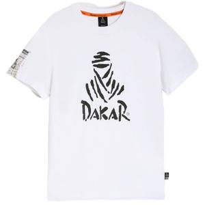 Dakar DES LOGO25 majica kratkih rukava bijela