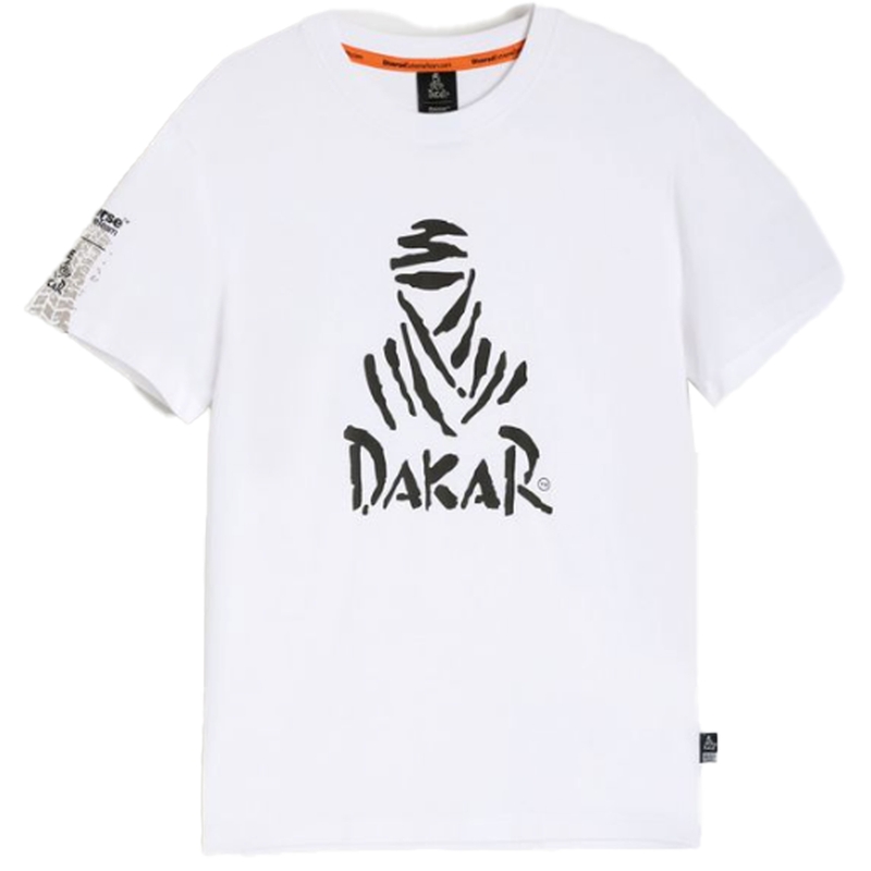 Dakar DES LOGO25 majica kratkih rukava bijela