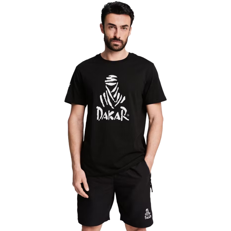 Dakar DES LOGO25 majica kratkih rukava crna
