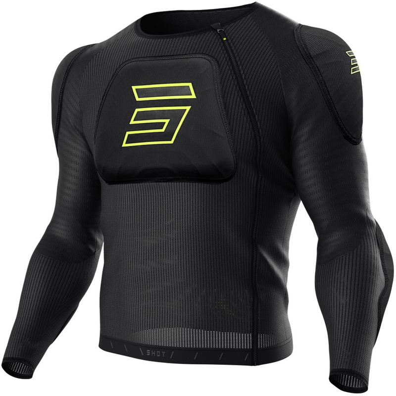 Zaštitnik za tijelo Shot Vest Prime crno-fluo žuti