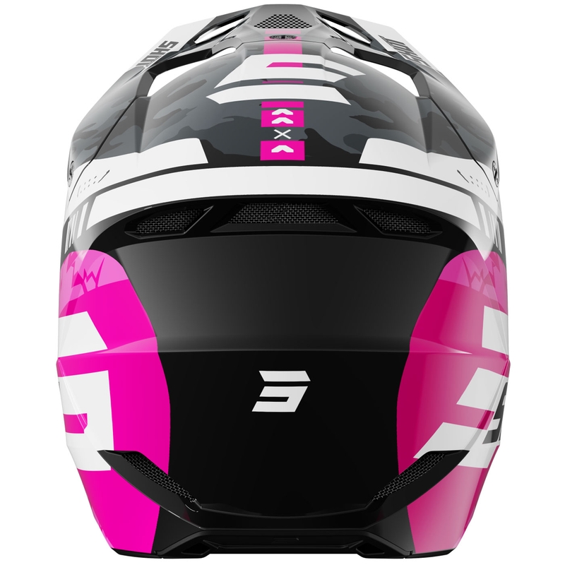 Dječja motokros kaciga Shot Furious Flash, sjajna roza