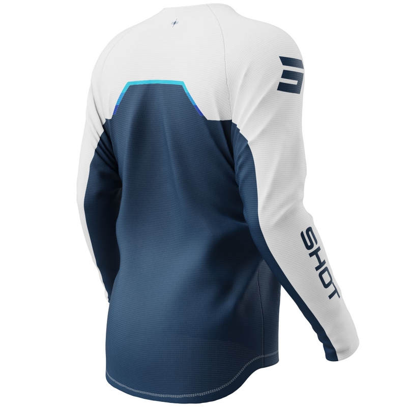 Dječji motokros dres Shot Draw Daytona, plavi