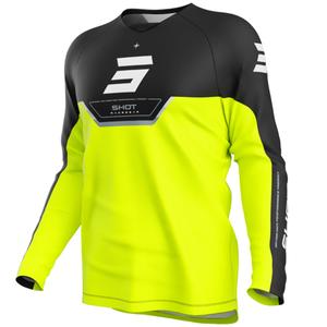 Dječji motokros dres Shot Draw Daytona, fluo žute boje
