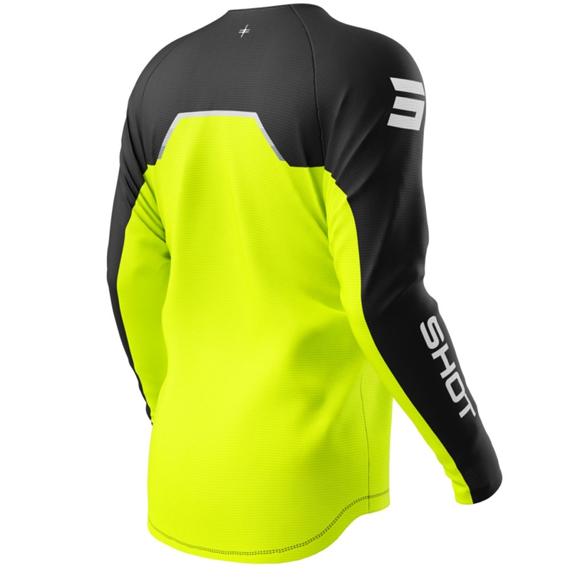 Dječji motokros dres Shot Draw Daytona, fluo žute boje