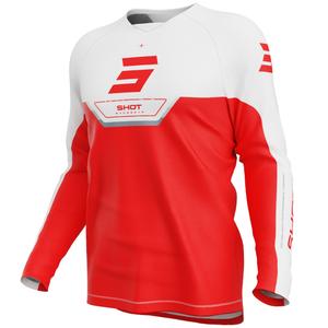 Dječji motokros dres Shot Draw Daytona, crveni