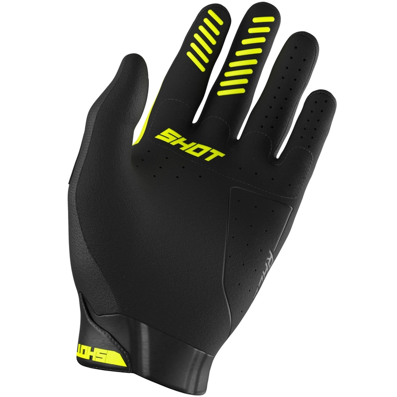 Shot Race Evo dječje motokros rukavice fluo žute