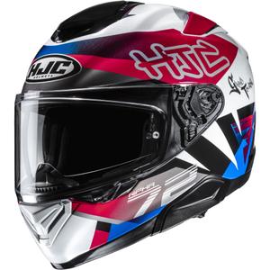 Integralna motociklistička kaciga HJC RPHA 72 Goldy MC21 bijelo-crveno-plava