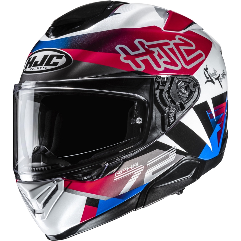 Integralna motociklistička kaciga HJC RPHA 72 Goldy MC21 bijelo-crveno-plava