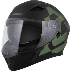 Cassida Orbit Grind integralna motociklistička kaciga mat crno-tamnozelena