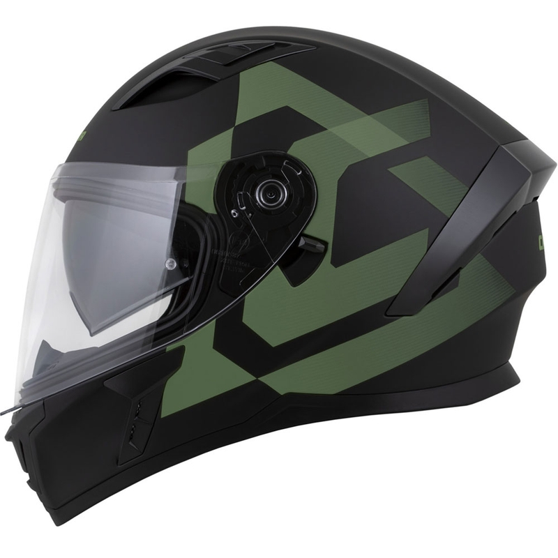 Cassida Orbit Grind integralna motociklistička kaciga mat crno-tamnozelena