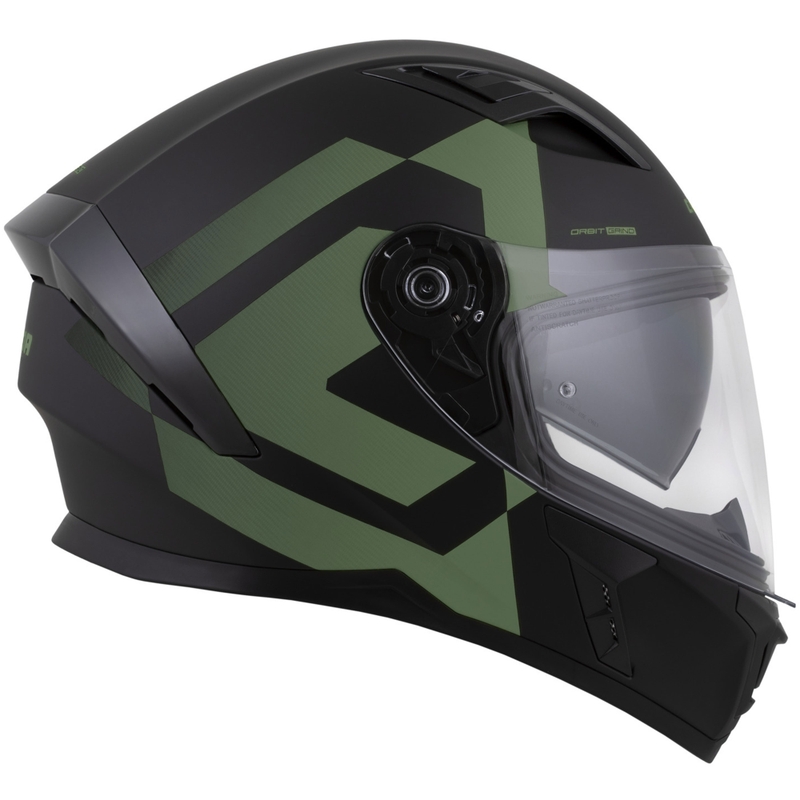 Cassida Orbit Grind integralna motociklistička kaciga mat crno-tamnozelena
