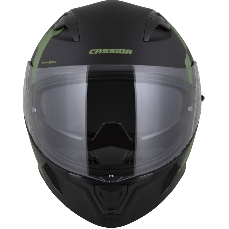 Cassida Orbit Grind integralna motociklistička kaciga mat crno-tamnozelena