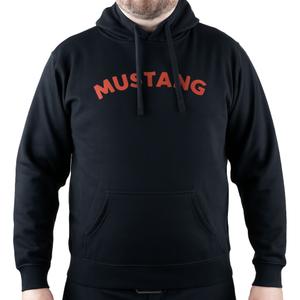 Crni Mustang pulover s kapucom Black Heart