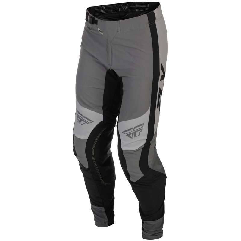 FLY Racing Lite motokros hlače sivo-crne