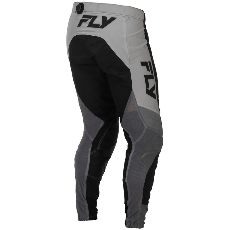 FLY Racing Lite motokros hlače sivo-crne