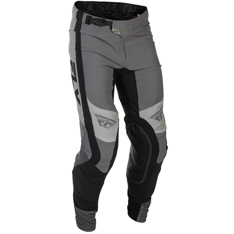 FLY Racing Lite motokros hlače sivo-crne