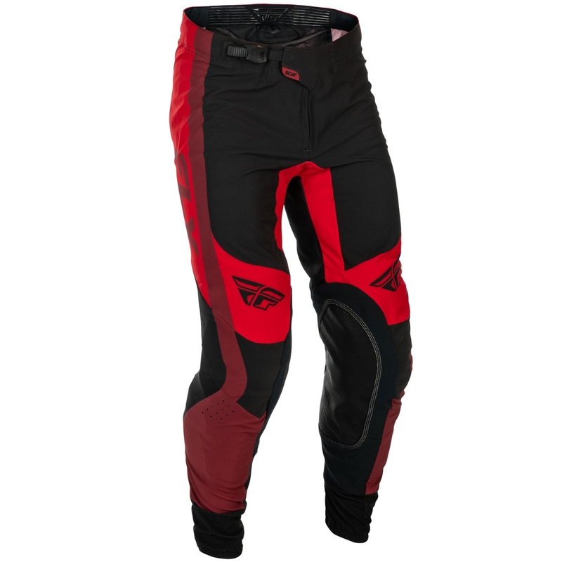 FLY Racing-USA Lite motokros hlače crno-crvene