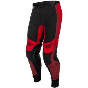 FLY Racing-USA Lite motokros hlače crno-crvene