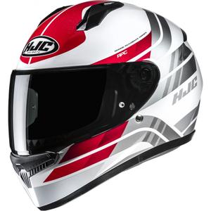 Integralna motociklistička kaciga HJC C10 Hiper MC1 bijelo-sivo-crvena