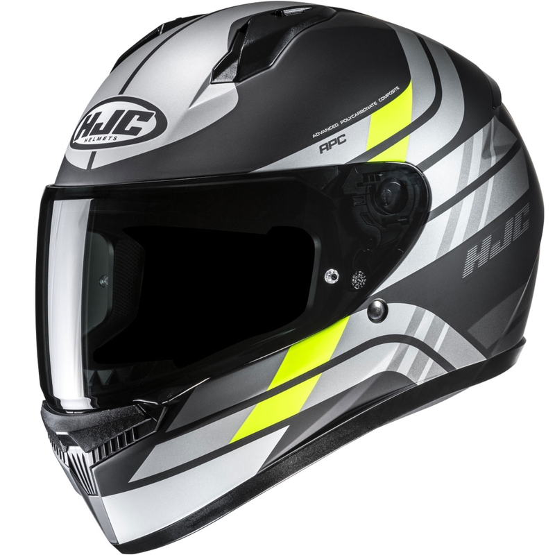 Integralna motociklistička kaciga HJC C10 Hiper MC3HSF crno-srebrno-žuta