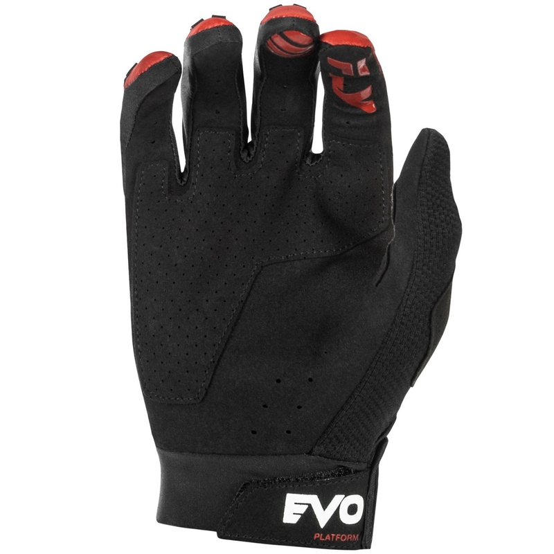 FLY Racing Evolution DST motokros rukavice crveno-crno-sive