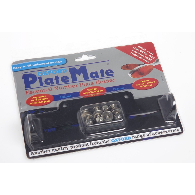 Držač registarske pločice Oxford Plate Mate crni