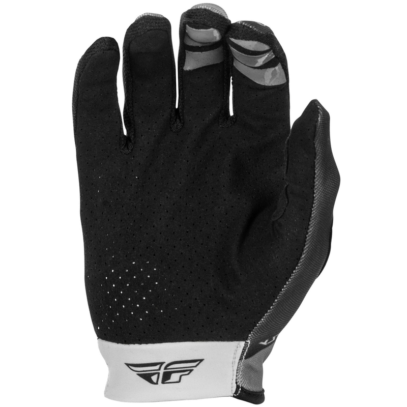 FLY Racing motokros rukavice - USA Lite sivo-crne