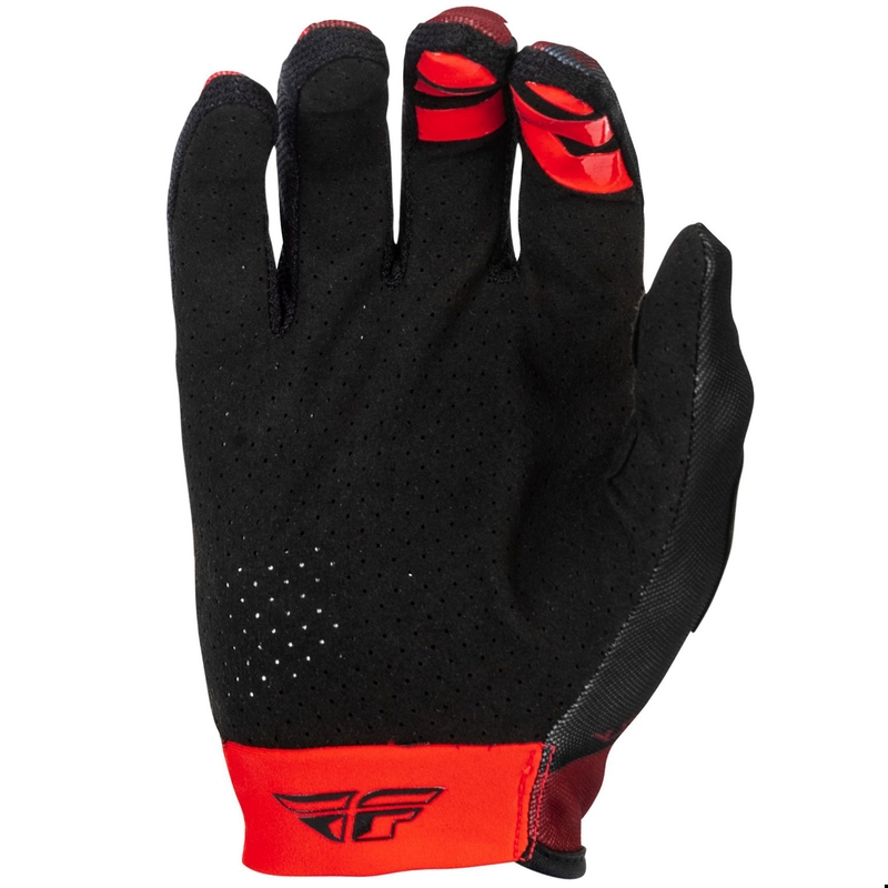 FLY Racing motokros rukavice - USA Lite crno-crvene