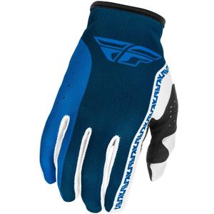 FLY Racing motokros rukavice - USA Lite plavo-bijele